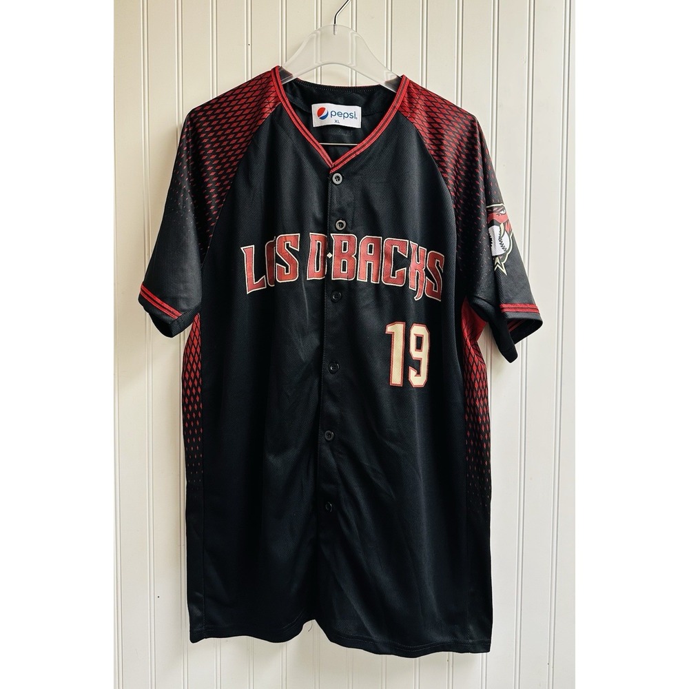 Arizona Diamondbacks Los Dbacks Jersey Button down Size XL Pepsi 2019